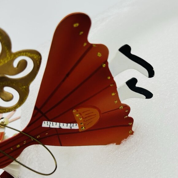 Fanciful Flights by Karen Rossi for Silvestri "Teacher" Metal Ornament Signed - Picture 5 of 5